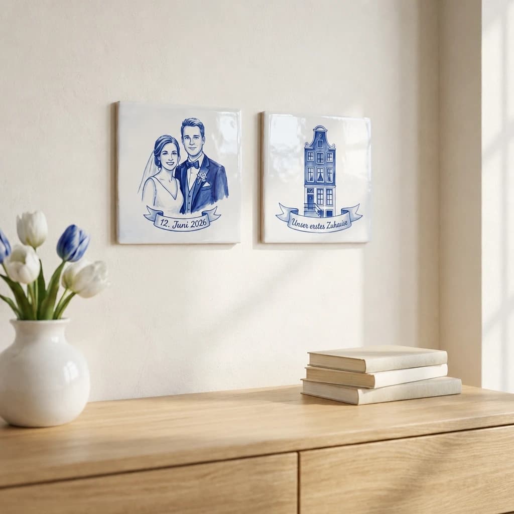 Delfts blauw fototegeltje, productfoto 6 uit de webwinkel
