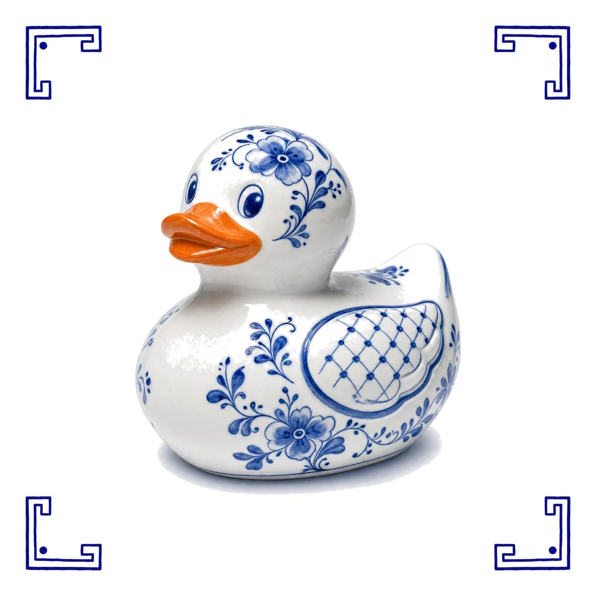 Badeente – Delfter Blau Fliese