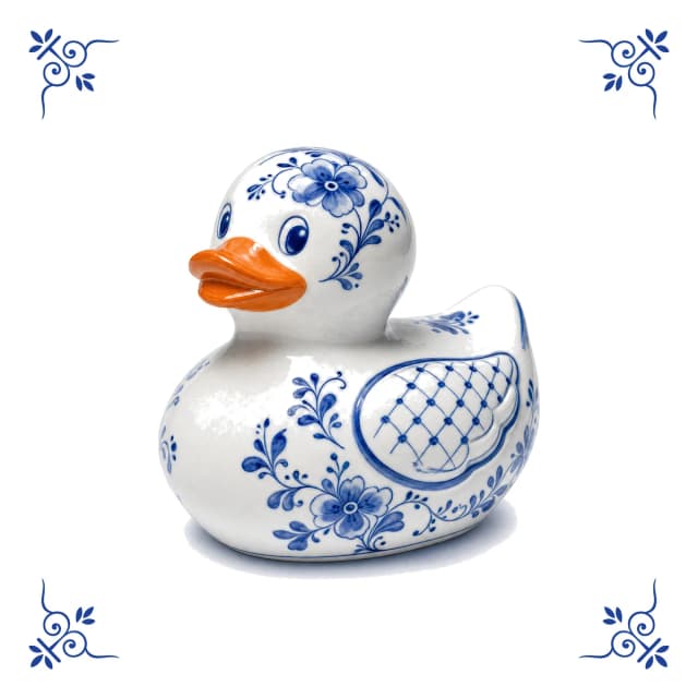 Badeente, Delfter Blau Fliese