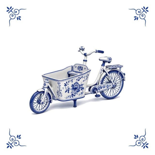 Lastenrad, Delfter Blau Fliese