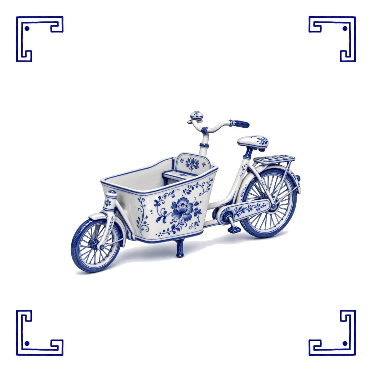 Lastenrad – Delfter Blau Fliese