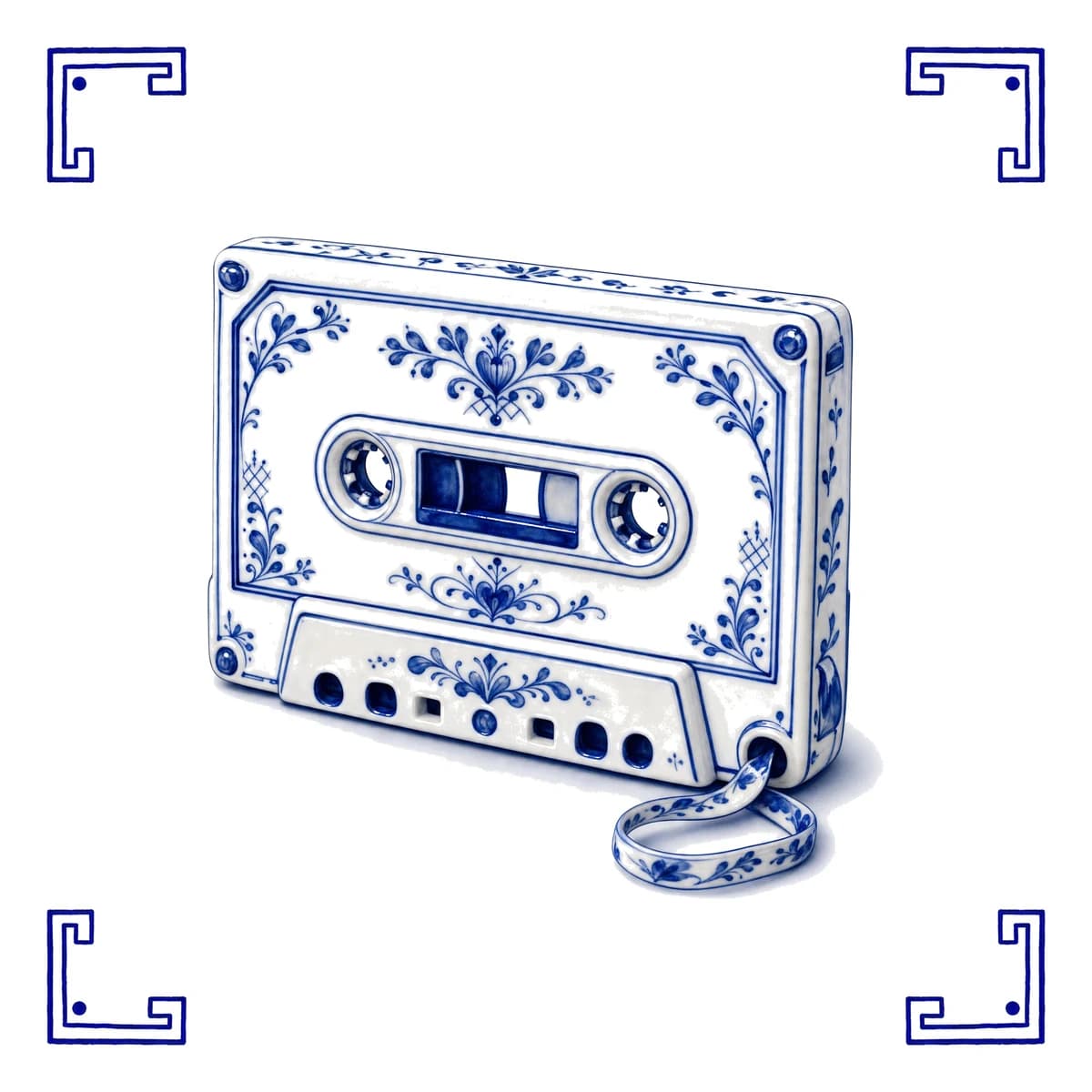 Kassette – Delfter Blau Fliese