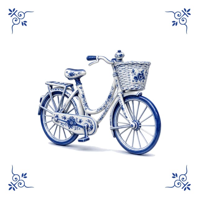 Hollandrad, Delfter Blau Fliese
