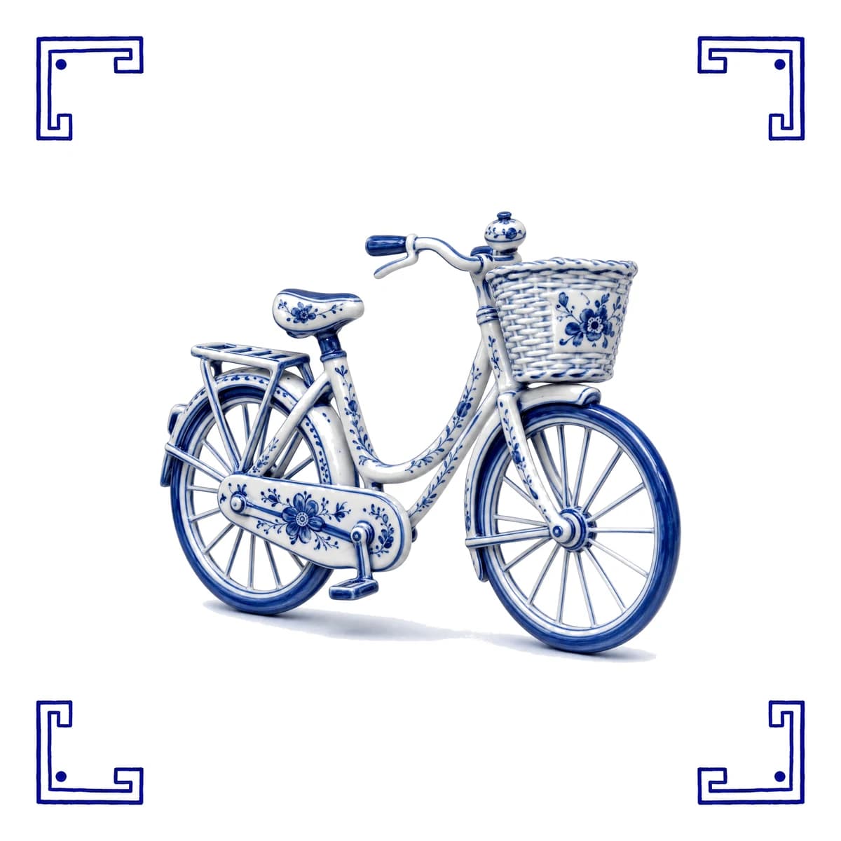 Hollandrad – Delfter Blau Fliese