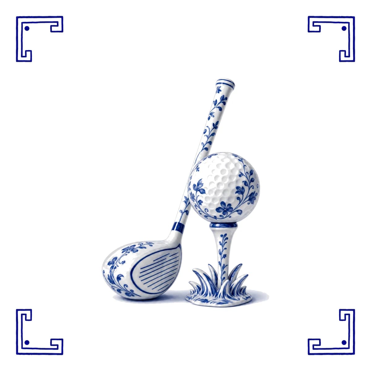 Golf – Delfter Blau Fliese