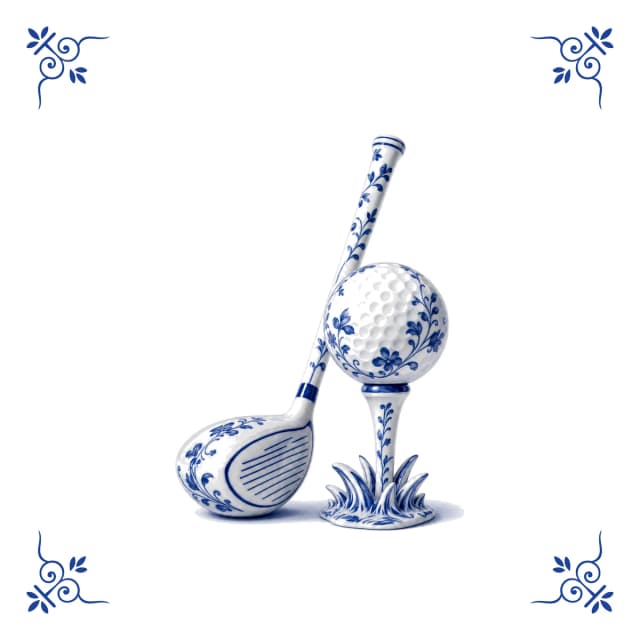 Golf, Delfter Blau Fliese