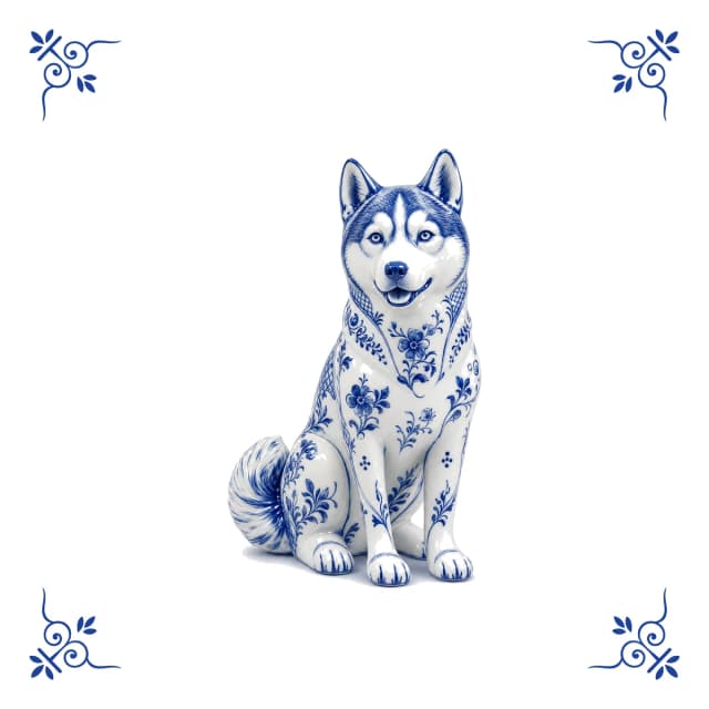 Husky, Delfter Blau Fliese