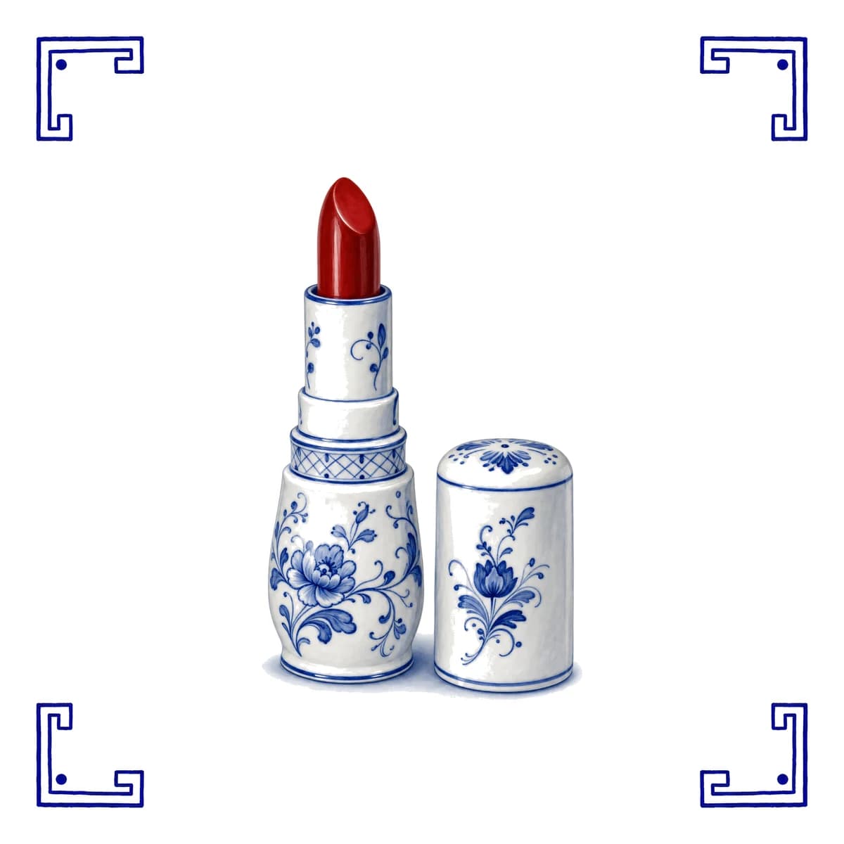 Lippenstift – Delfter Blau Fliese