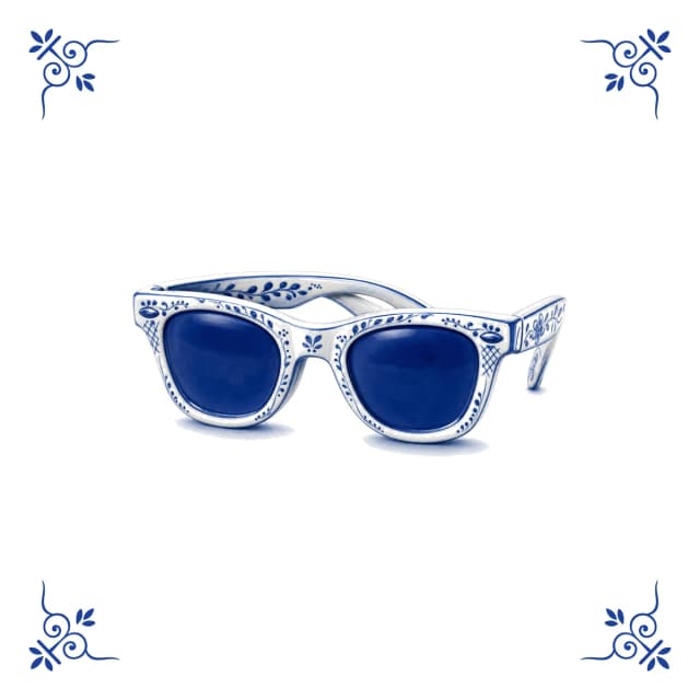 Sonnenbrille, Delfter Blau Fliese
