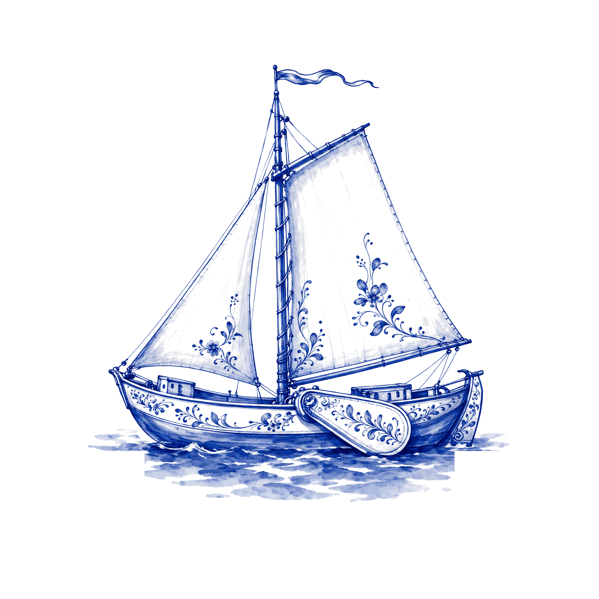Botter-Segelschiff