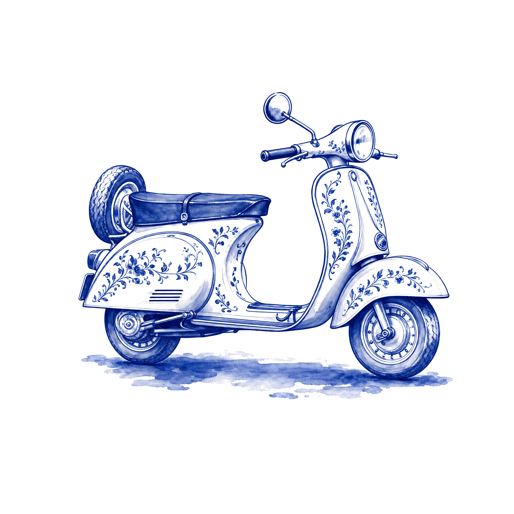 Klassische Vespa
